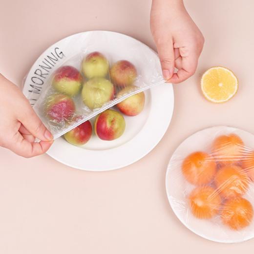 【颠覆传统保鲜防尘！厨房剩菜剩饭保鲜袋 一次性保鲜膜套】耐低温可冷藏使用，结实耐用不易破损，家用冰箱防串味食品级保鲜袋套碗罩特价清仓 商品图4