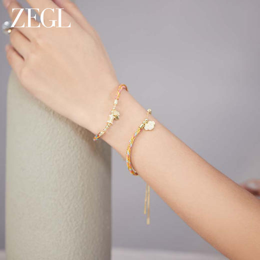 ZEGL端午节五彩绳柿柿如意手链女款手工编织吉祥安康手绳礼物实用 商品图7