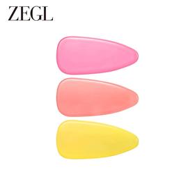 ZEGL树脂多巴胺发夹边夹可爱少女侧边碎发刘海夹鸭嘴夹子头饰发卡