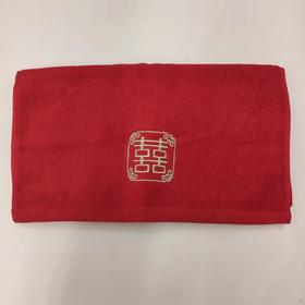 织本家喜字毛巾