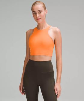 橘色￥350！lululemon Mesh-Back 运动内衣