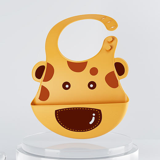 【婴儿立体口水兜立体儿童硅胶围兜防水】食品级超软围嘴婴儿口水巾，防水设计，有效防止口水湿衣服。立体设计更贴合婴儿脸型，防止食物溅出污染环境。让您和您的宝宝拥有一个干净卫生的生活空间， 商品图7