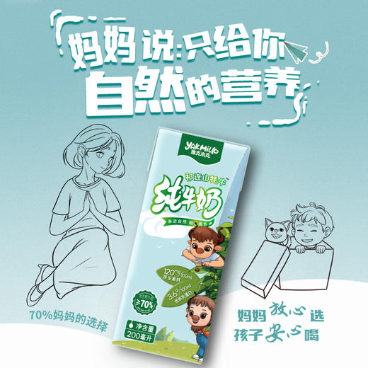 【尝鲜装】雅克米克儿童牛奶 200ml*3支mini装 商品图2