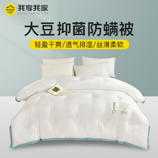 A类大豆纤维被子冬被加厚保暖棉被芯单人宿舍学生德绒春秋空调被 商品图0