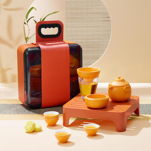 开橘好运乐享大运礼盒茶具组 商品图1