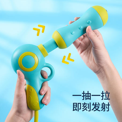 贝恩施儿童背包水枪网红抽拉式大容量嗞喷水玩具男女孩打水仗神器★ 商品图3