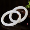 和田玉（白玉）细条手镯--平安镯（圈口请备注留言） 商品缩略图1