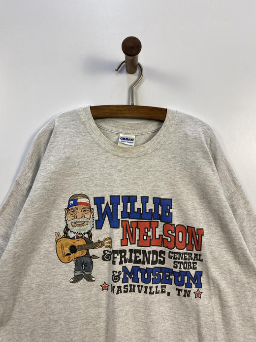 GILDAN 威利·纳尔逊 音乐家 短袖T恤 _SST(XL) 商品图0