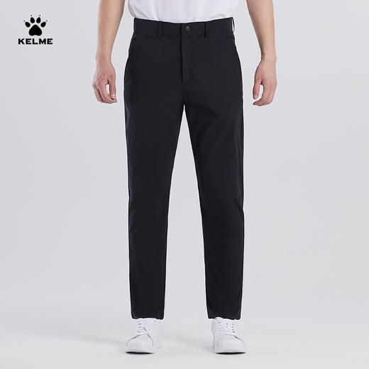 KELME卡尔美男士休闲裤2023夏季新款碎瓷艺术巴塞罗那直筒梭织裤商务青年西裤长裤 商品图2
