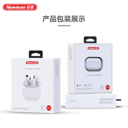 Newmine纽曼TWS蓝牙耳机H73 商品图2