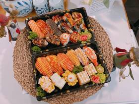 至尊双盘餐（21粒）慕斯南瓜更换为玉米军舰2粒