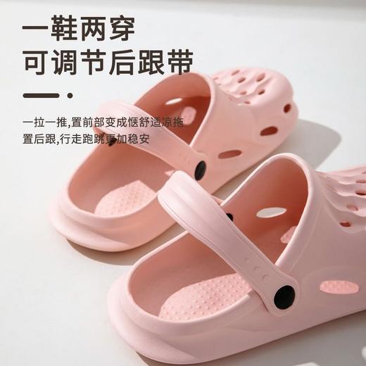 【包头EVA 底！两穿洞洞鞋】夏季男女新款洞洞鞋 EVA材质 轻便舒适休闲透气 沙滩包头半凉拖鞋 商品图3