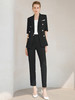 夏季新品高端黑色双排扣西装套装女正装气质时尚西服套裤工作服 商品缩略图2