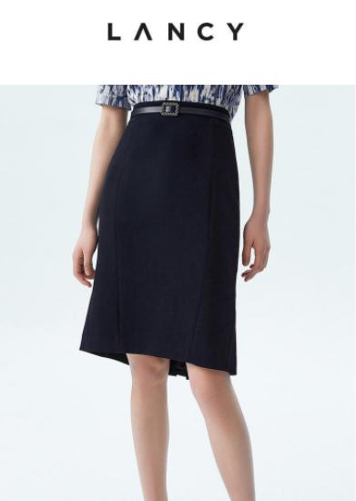 【XXL11】LANCY/朗姿 收腰鱼尾半身裙LSSP00WSK104A61 商品图0