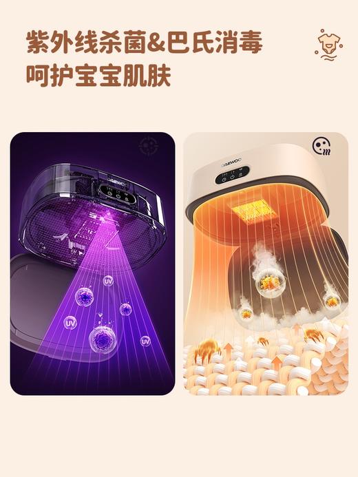 大宇烘干机家用小型婴儿烘衣服宿舍风干机杀菌可折叠便携式干衣机 商品图3
