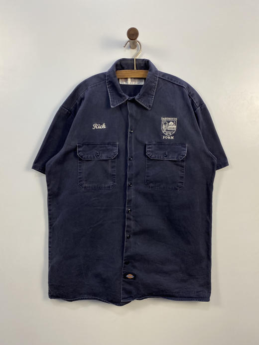 Y2K Vintage Dickies 高磅数 工装短袖衬衫_HWIS(L-XL) 商品图1