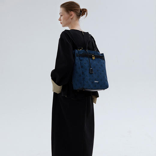 Somlord设计师款复古双肩背包·百搭轻奢手提防水个性双肩包 商品图2