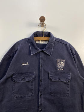 Y2K Vintage Dickies 高磅数 工装短袖衬衫_HWIS(L-XL)