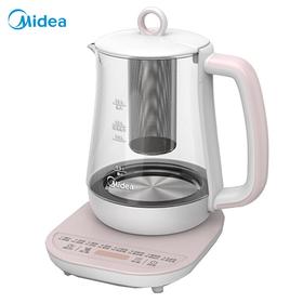 美的（Midea）电水壶养生壶煮茶壶电热水壶热水壶1.5L烧水壶GE1531 粉色