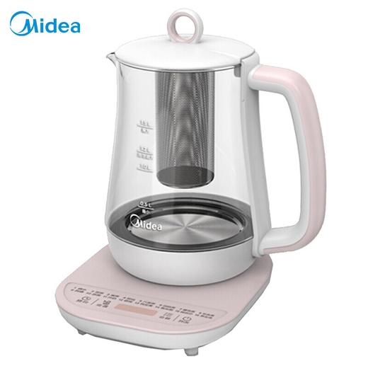 美的（Midea）电水壶养生壶煮茶壶电热水壶热水壶1.5L烧水壶GE1531 粉色 商品图0