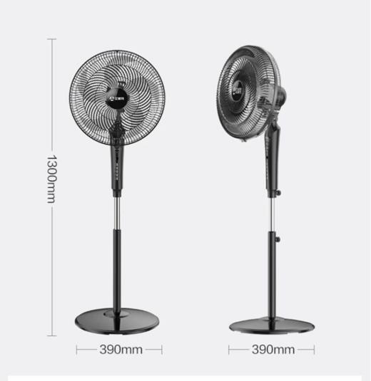 艾美特遥控落地扇FS40-R51 落地扇 家用 静音 摇头 大风量 定时 遥控 商品图1