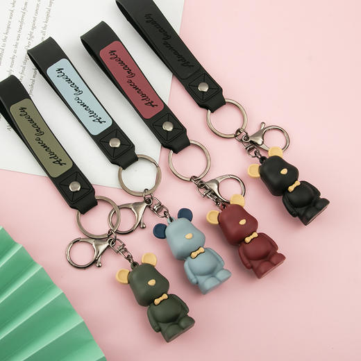【应季好物】任选创意北欧暴力熊钥匙扣3个19.9 商品图4