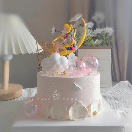 【仰望少女星】不管几岁，都要做一个闪闪发光的美少女-生日蛋糕 商品图0