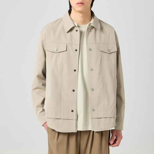 墨麦客男装2023春季新款夹克男士工装翻领上衣宽松休闲外套80731 商品图1