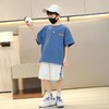 童装男童夏季运动套装儿童洋气时髦短袖短裤两件套2023大童夏装潮 商品缩略图1