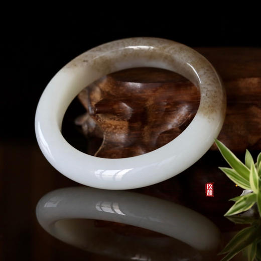 和田玉（糖白玉）俄料手镯--平安镯 商品图6