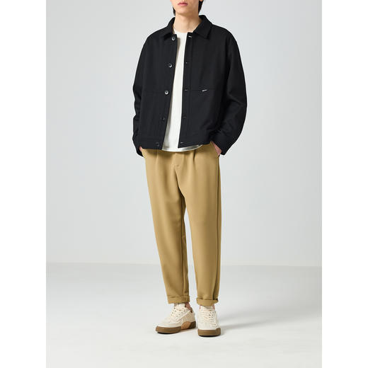 墨麦客男装2023春季新款夹克男士翻领休闲上衣宽松茄克外套80725 商品图3