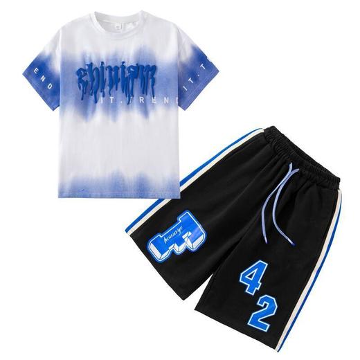 男童夏装短袖套装2023新款中大童洋气酷帅男孩夏季时髦儿童网红潮 商品图4