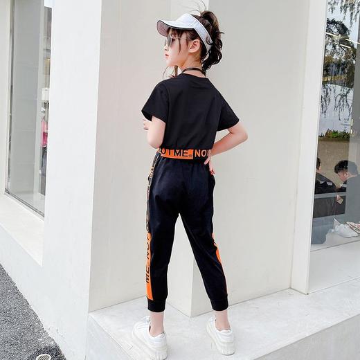 女童休闲套装夏装2023新款大童洋气儿童夏季网红潮童装高腰两件套 商品图3