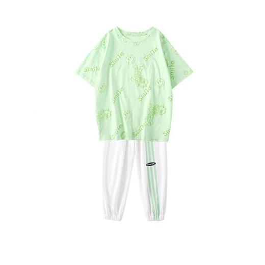 女童网红夏装2023短袖T恤洋气新款半袖套装中大童女装夏季儿童装 商品图4