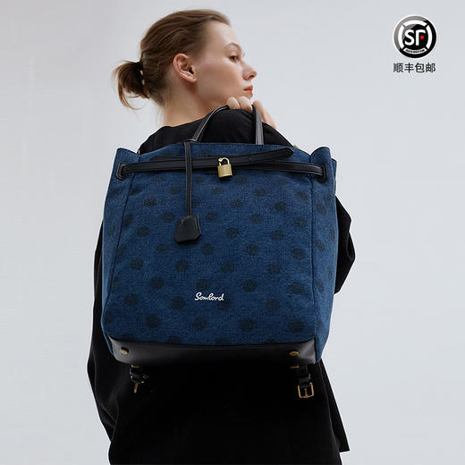Somlord设计师款复古双肩背包·百搭轻奢手提防水个性双肩包 商品图0