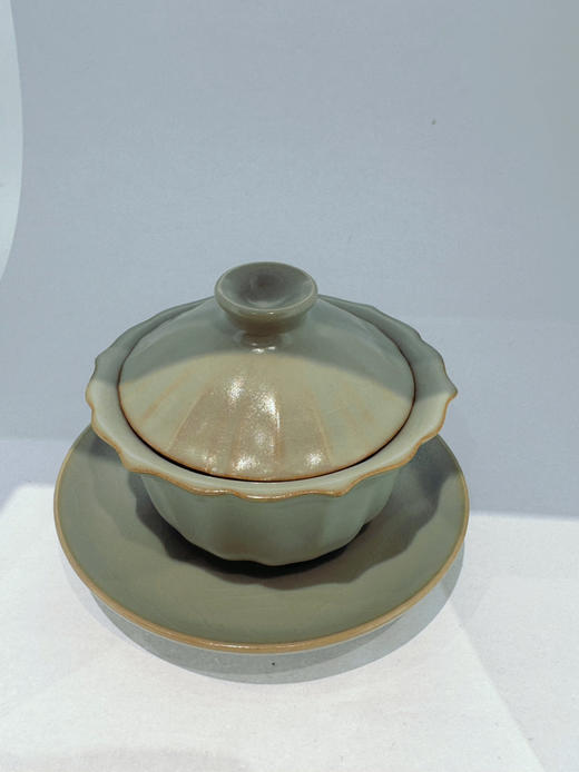 2800问鼎汝窑矮菊盖碗 商品图1