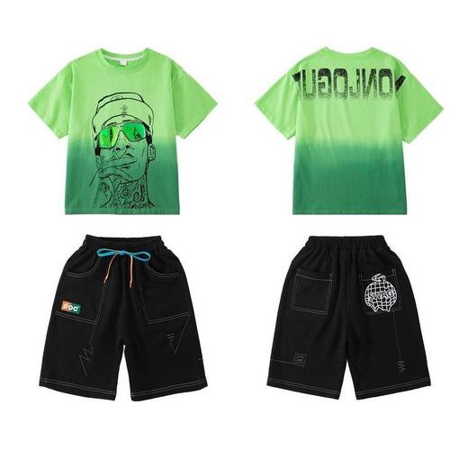 男童夏装短袖套装2023新款中大童儿童帅气男孩夏季时髦薄款洋气潮 商品图4