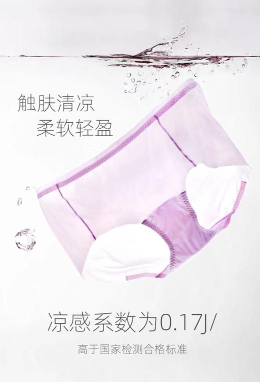 【Wacoal华歌尔】B4F |凉感随意剪裁中腰三角型内裤WP1003原价129 商品图2