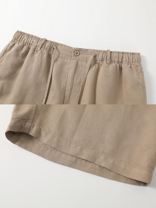 安莉芳旗下IVU男士夏季新品棉麻短裤可外穿休闲家居服裤子UF00106 商品图3