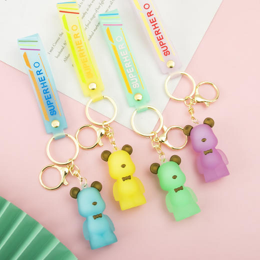 【应季好物】任选创意北欧暴力熊钥匙扣3个19.9 商品图5