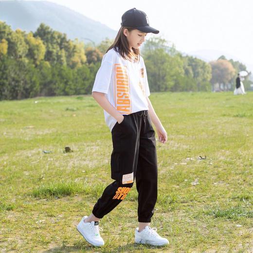 女童夏季套装2023新款洋气夏装儿童运动13岁女孩中大童时髦两件套 商品图3