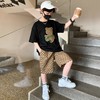儿童装男童短袖套装2023年新款洋气夏天宝宝夏季时髦帅气夏装潮衣 商品缩略图1