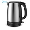 美的（Midea）电热水壶烧水壶1.7L大容量304不锈钢 SH17C105 商品缩略图0