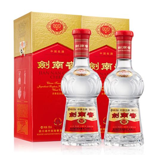 【平价福利】剑南春水晶剑浓香型白酒52度500mL*6原箱 商品图0