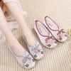 平底古风网纱凉鞋，透气网面绣花鞋民族风汉服鞋MY-S2 商品缩略图0