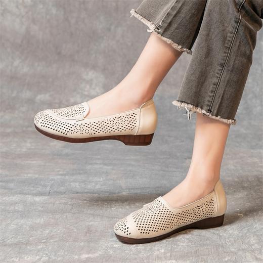MLD-9533春夏新款凉鞋平底防滑镂空浅口低帮透气休闲凉鞋女 商品图2