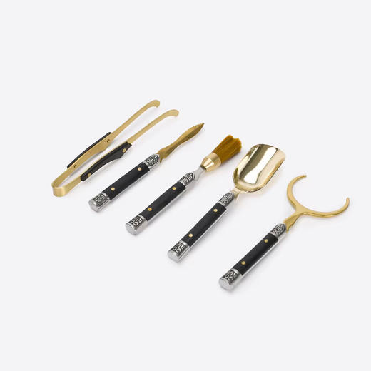 台隆金 高档铜制六君子茶道配件 荷花 商品图2