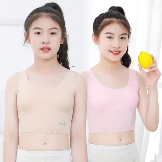 发育期背心少女内衣学生初中生凸点9岁女孩16岁高中女童文胸代发 商品图2