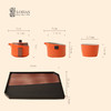 陆宝陶瓷功夫茶杯茶具套装50周年 乐饮茶礼 活力橙(礼盒装) 商品缩略图4
