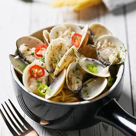 白酒蒜辣蛤蜊面 Clam Pasta in White Wine & Garlic Sauce
